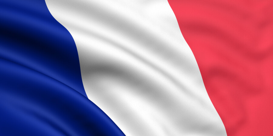 フランス国旗。
