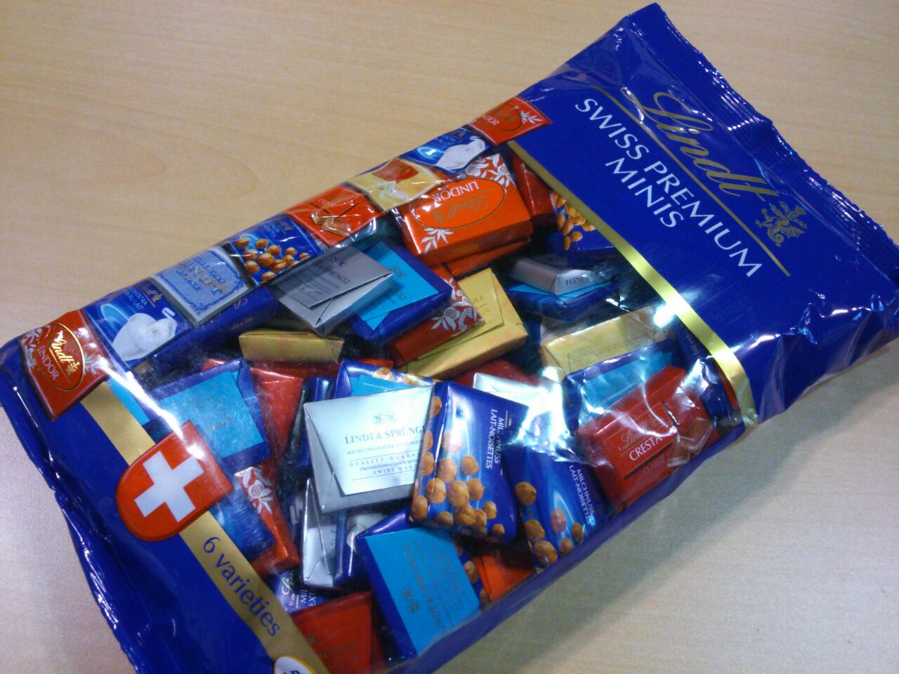 お客様からのスイス土産