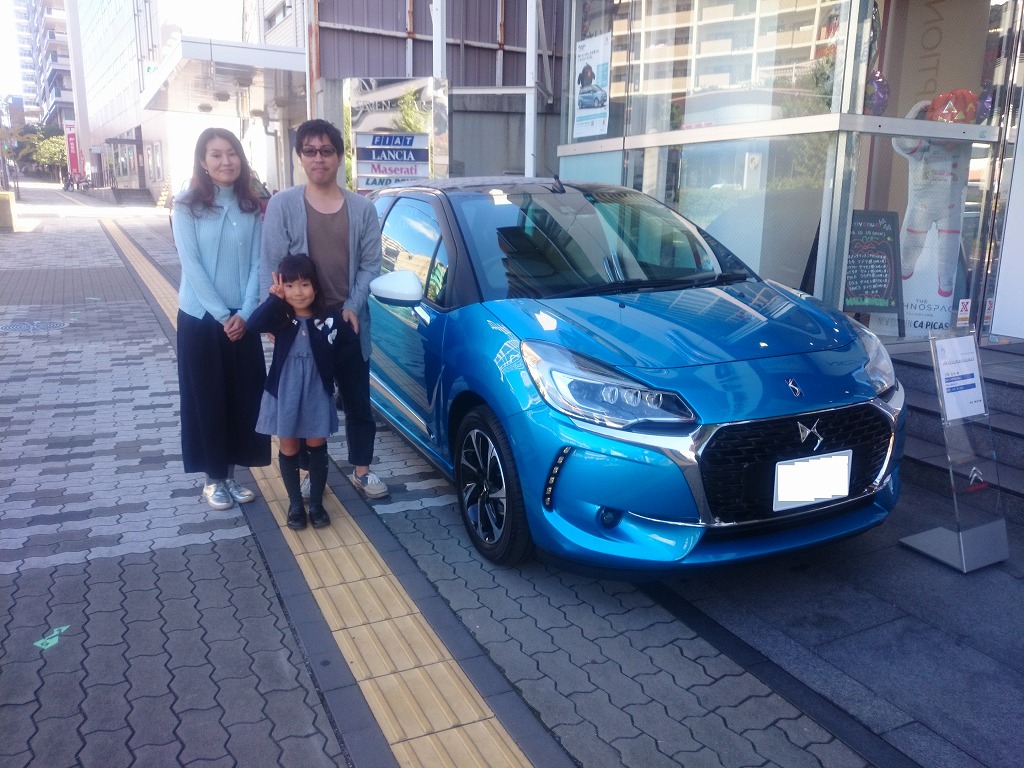 DS 3 CABRIOご納車