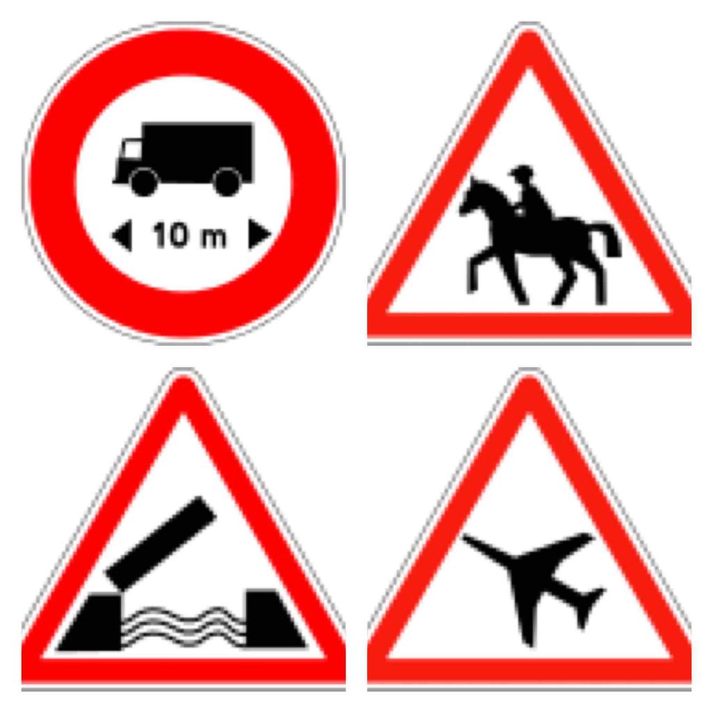 フランスおもしろ道路標識